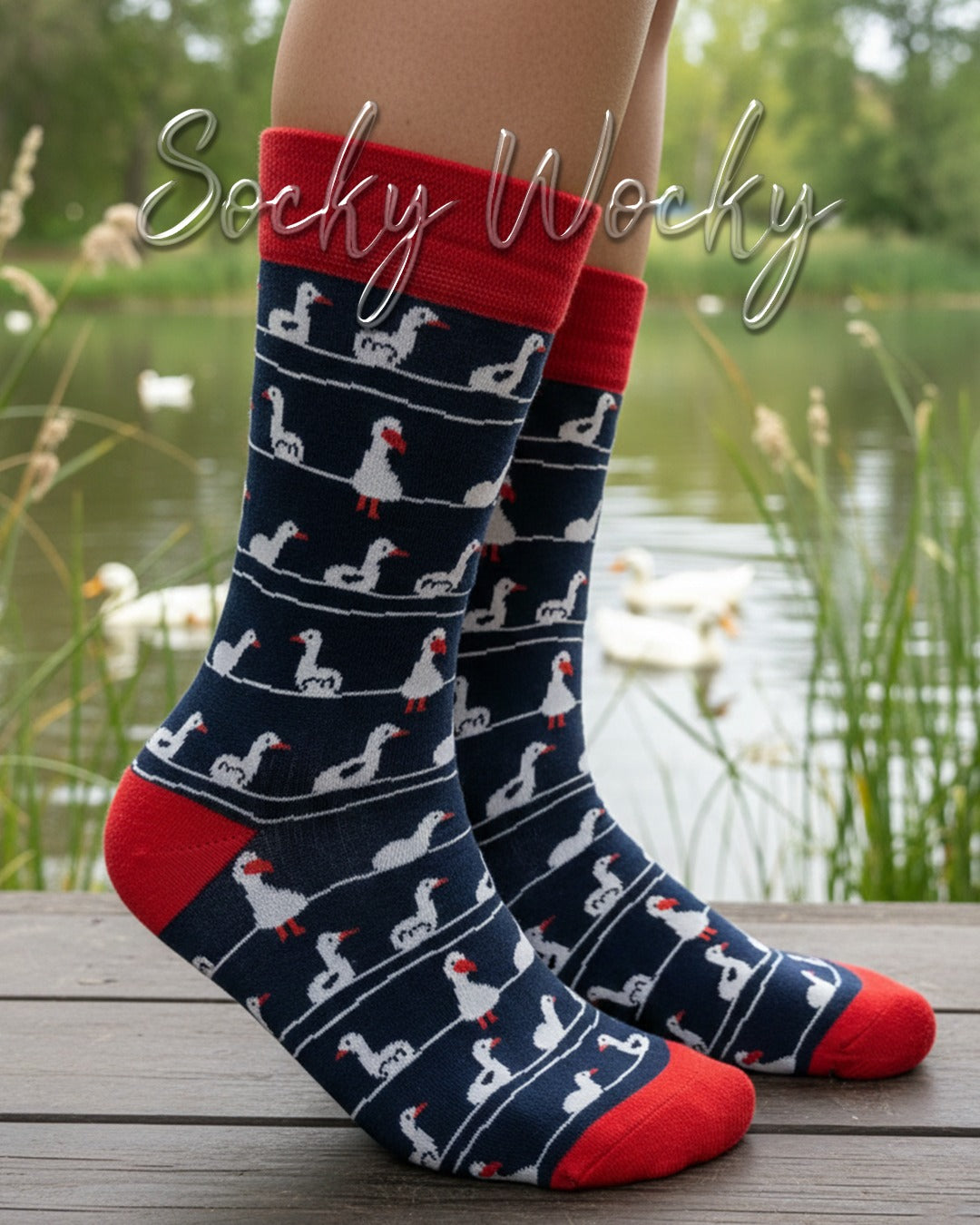 White Duck Socks Farm Animal Series